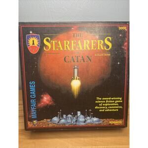 The Starfarers of Catan Board Game 1ST EDITION 3000 Mayfair - 100% COMPLETE - VG